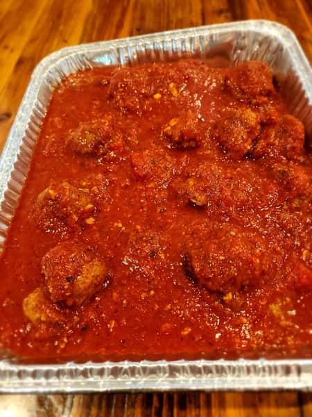 Pan of Meatballs