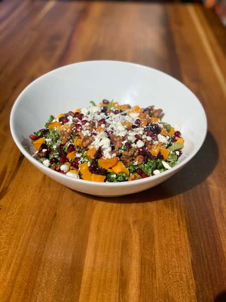 Kale Quinoa Salad (With Goat Cheese)