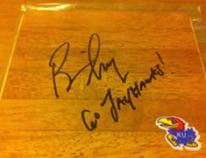 KU signed floor