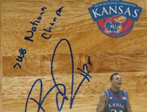 KU signed floor