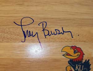 KU signed floor
