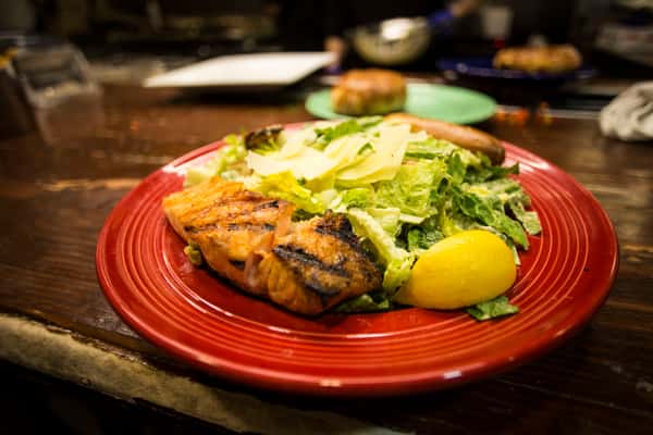 Salmon Caesar Salad*