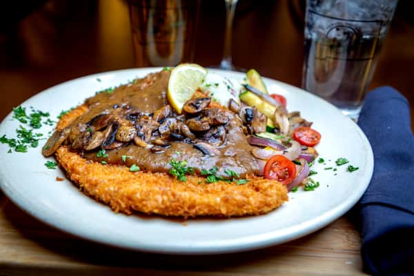 Pork Jaegerschnitzel