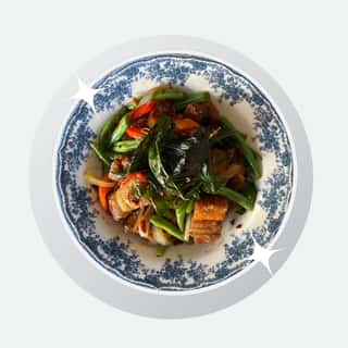 Basil Crispy Pork Belly