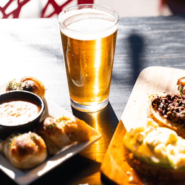 Beer and appetizers