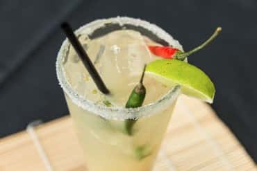 Spicy lemon grass margarita