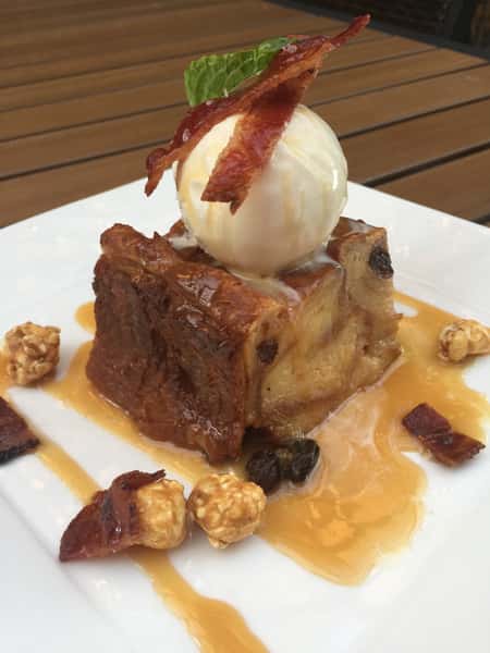 Bailey's Salted Caramel Bread Pudding Cup