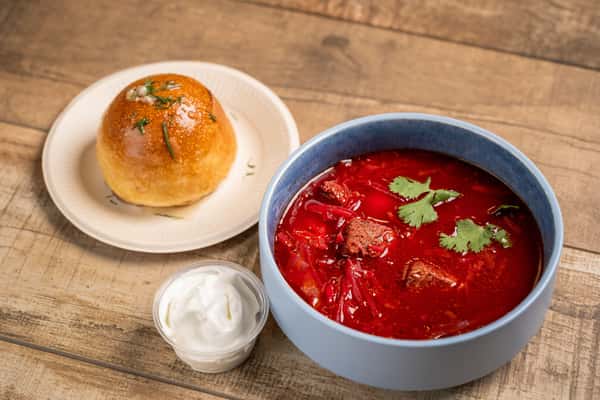 Beef & Beet Soup (Ukrainian Borsch)