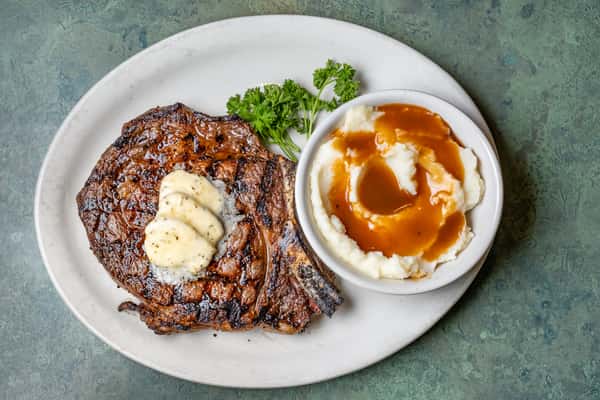steak and potatoes