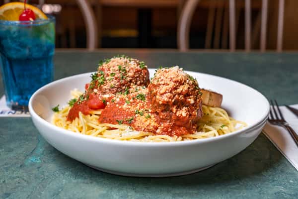 spaghetti and meatballs