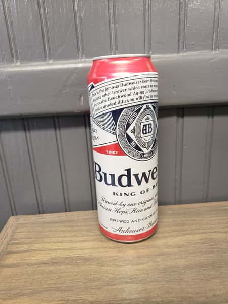 25oz Budweiser Can
