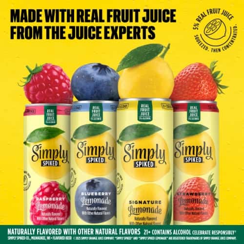 Simply Spiked- 12 Pack Cans Variety Pack
