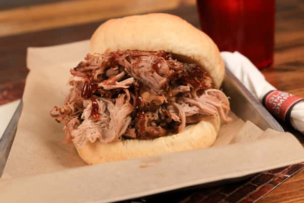 OLC Shredded BBQ Pork Sandwich