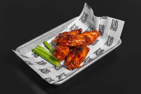 Double dipped BBQ wings