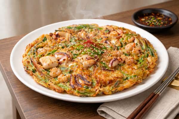 해물파전 - Haemul-pahjeon