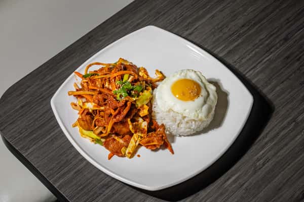 Spicy Pork Bulgogi and Rice
