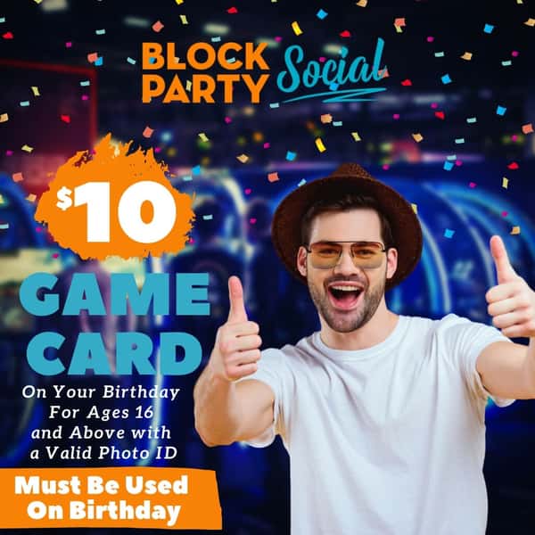 $10 Game Card on Your Birthday