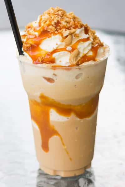 Salted Caramel Frappe-ccino