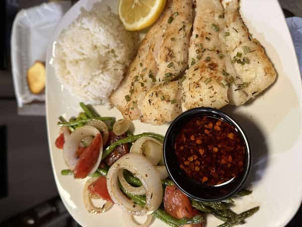 Unicorn Fish dinner