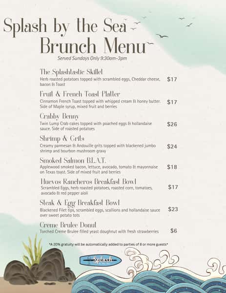 Brunch Menu