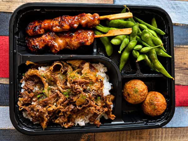 Beef Gyudon Bento Box