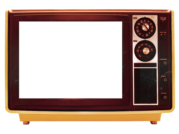 1970s tv frame