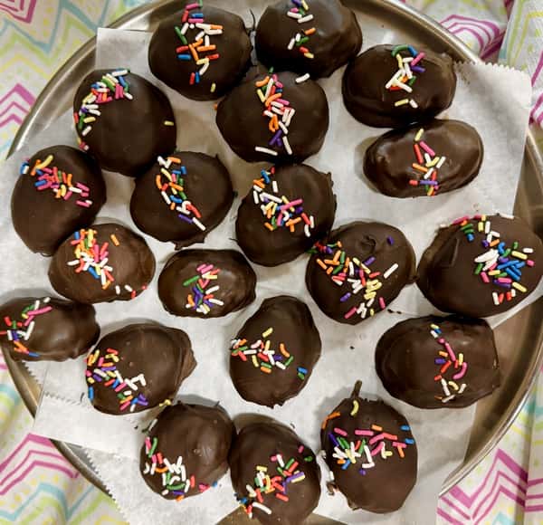 Peanut Butter Rice Krispie Balls (GF)