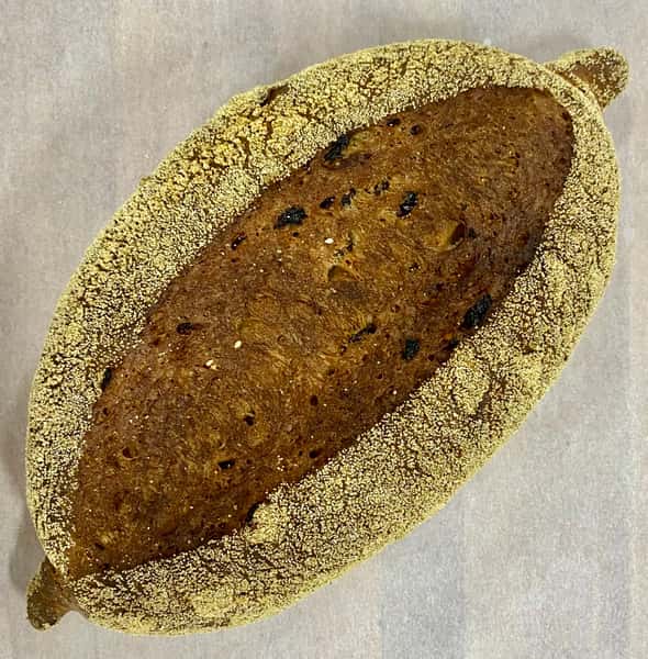 Cranberry Raisin Walnut Loaf Sliced