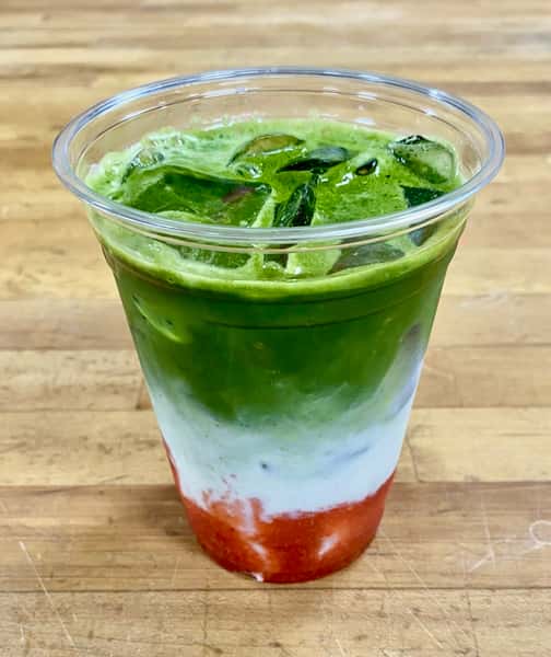 NEW!! Iced Strawberry Matcha Latte