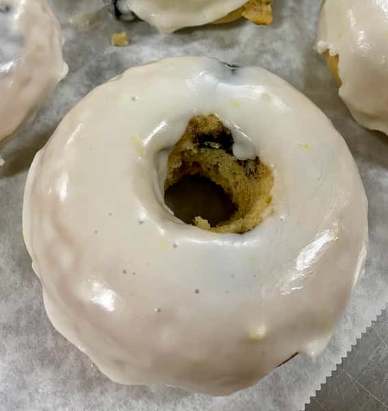 Vegan -Blueberry Lemon Donut