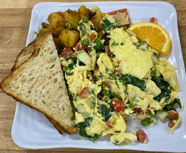 Power Greens Scramble