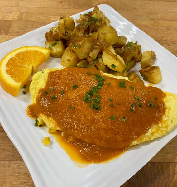 Roasted Corn Omelette