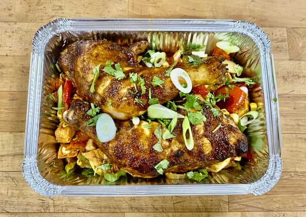 Chipotle chicken dinner