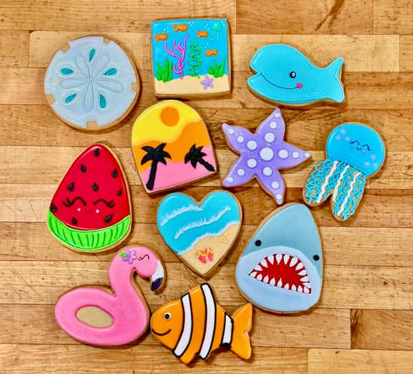 Hand Decorated Summer Cookies