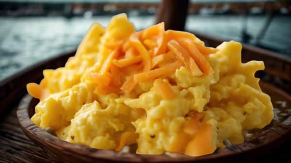 Scramble Eggs with Cheese