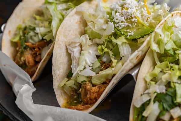 3 Carnitas Tacos