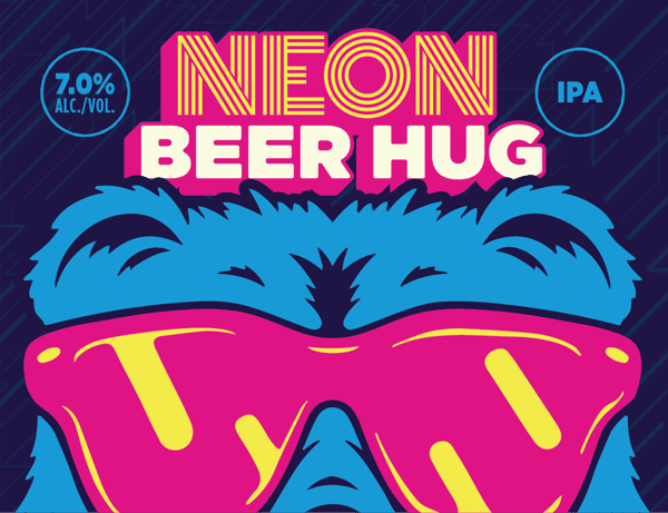 Goose Island Beer Co.- Neon Beer Hug
