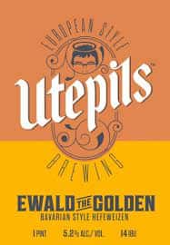 20oz Utepils Ewald the Golden 