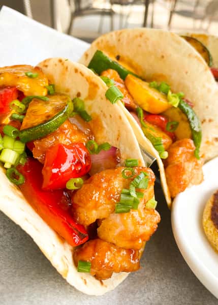 3 Peking Chicken Tacos