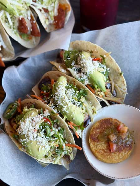 3 Szechuan Beef Tacos