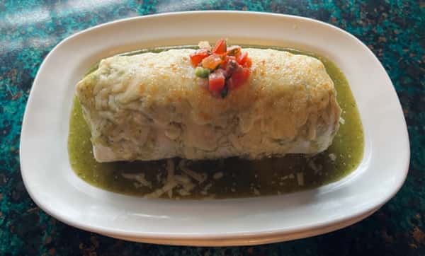 Smothered Breakfast Burrito 
