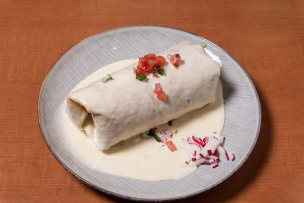 Smothered Burrito - Queso