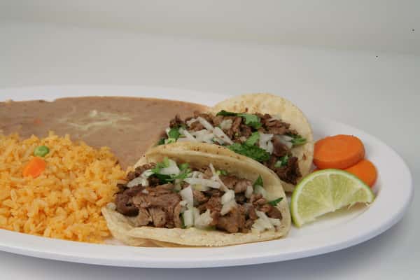 Two Tacos Combo Little Rodeo Rodeo Mexican Grill Mexican