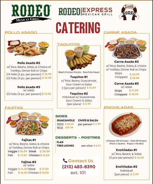 Catering options one