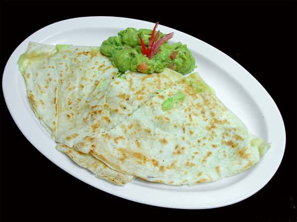 Quesadilla con Guacamole