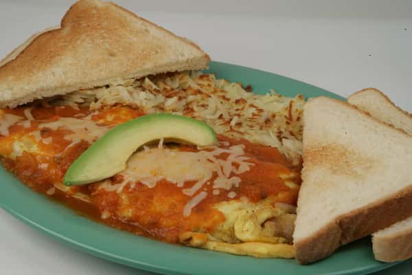 3. Chile Relleno Omelette Vegetarian Menu Rodeo Mexican Grill