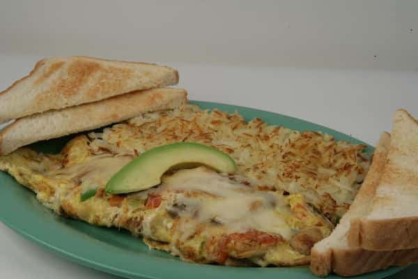 2V. Mushroom & Cheese Omelette