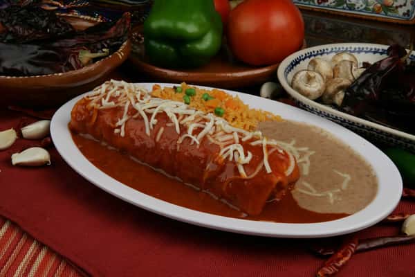 27. Burrito Enchilado Plate