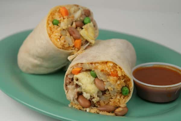 15V. Burrito Vegetariano