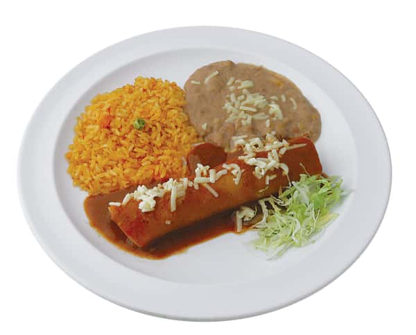 Jr. Cheese Enchilada Plate Rodeo Mexican Grill Food Menu Rodeo
